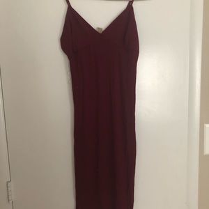 Burgundy Dress